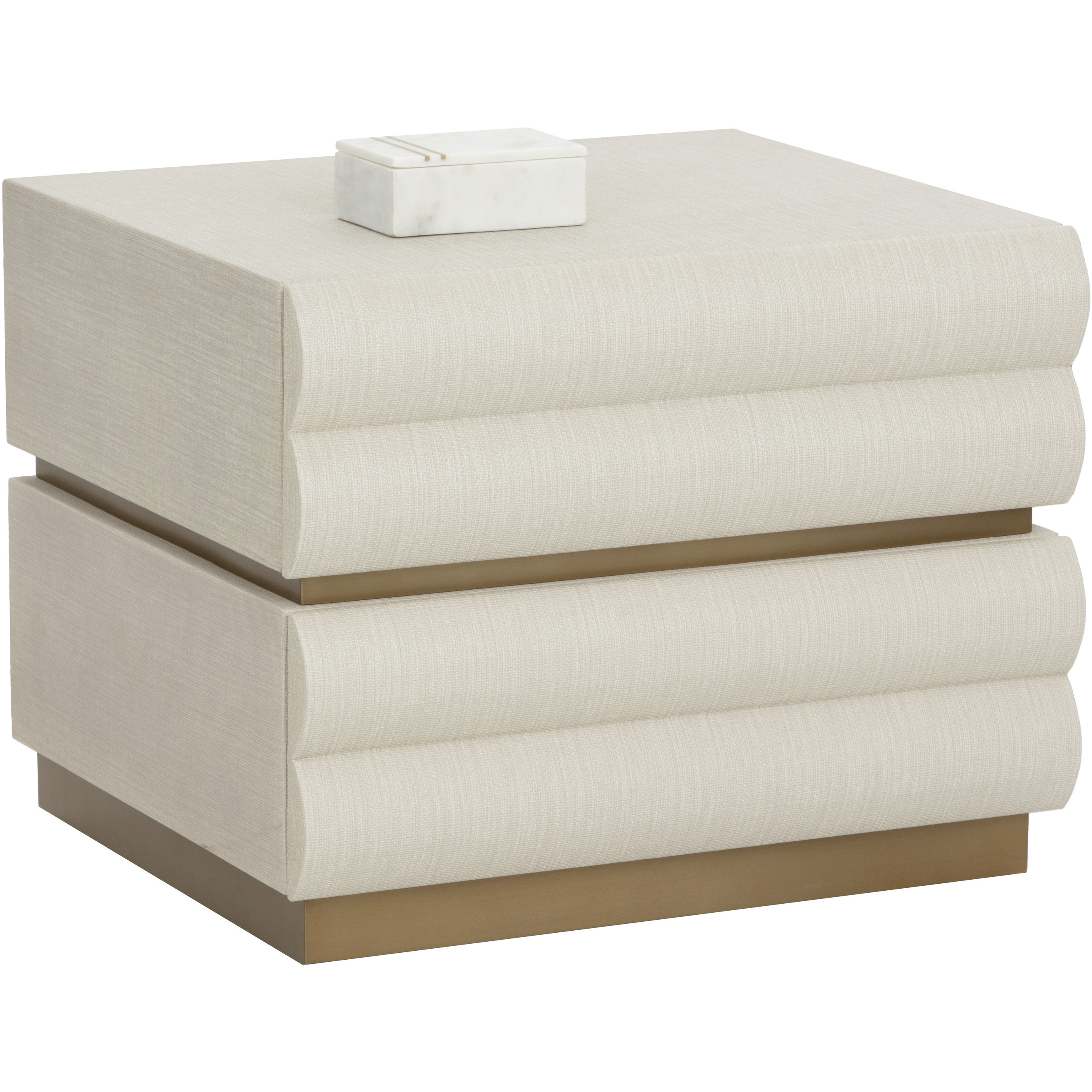 Subira 24 X 21.5 inch Cream Nightstand